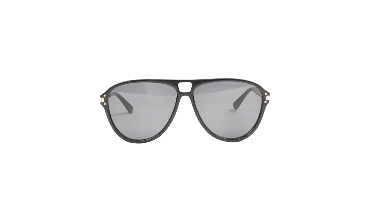 CLASSIC LOGO SUNGLASSES "Black & Blue" XA41764AC BLAC
