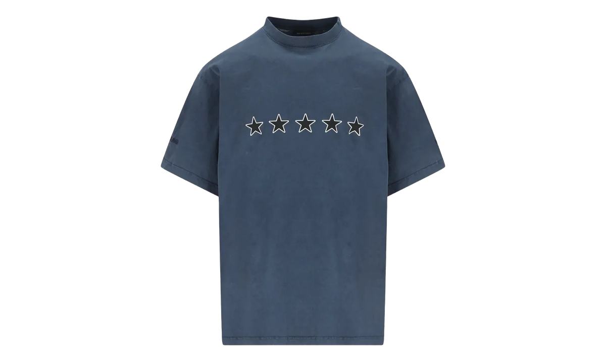 Twisted Crew Neck T-Shirt "Washed Navy" 850403 TTVL2 8806