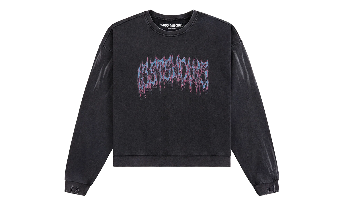 Vintage Wash Sweatshirt "Vintage Black" LST 23 22713 VBK
