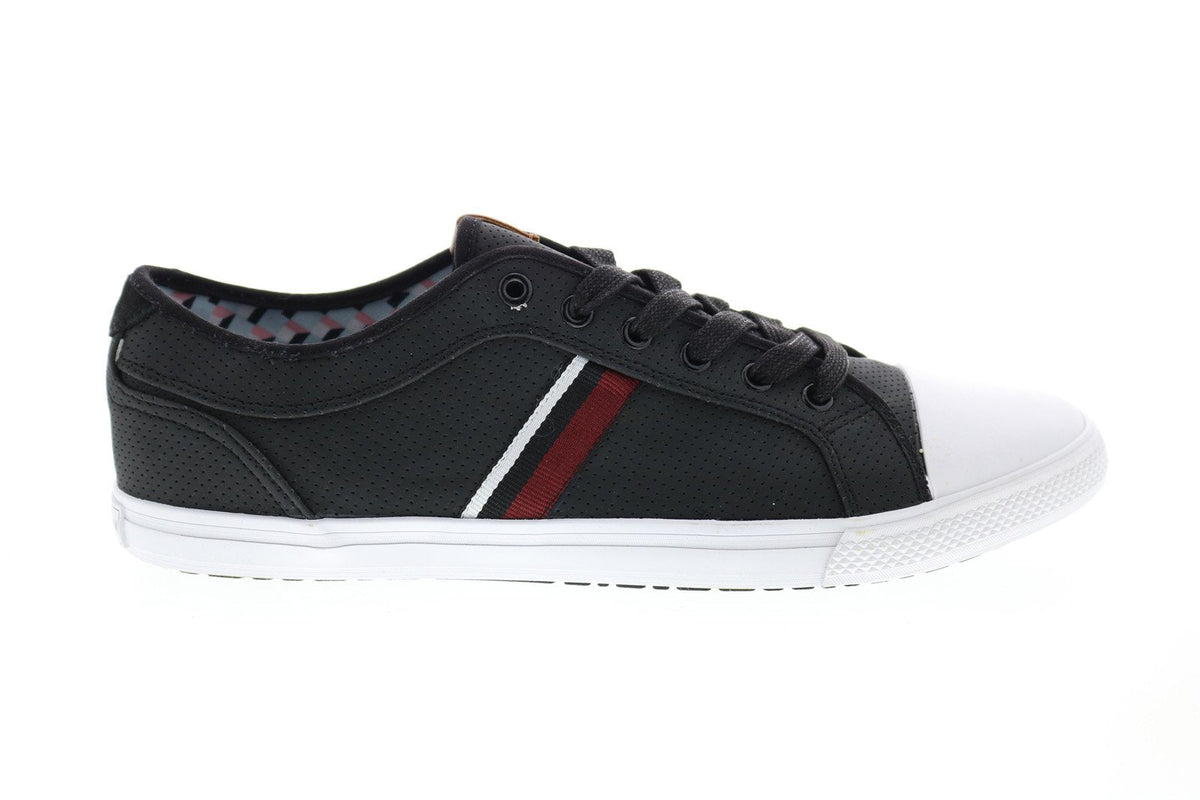 Ben Sherman Brayson Oxford BNM00063 Mens Black Canvas Lifestyle Sneakers Shoes