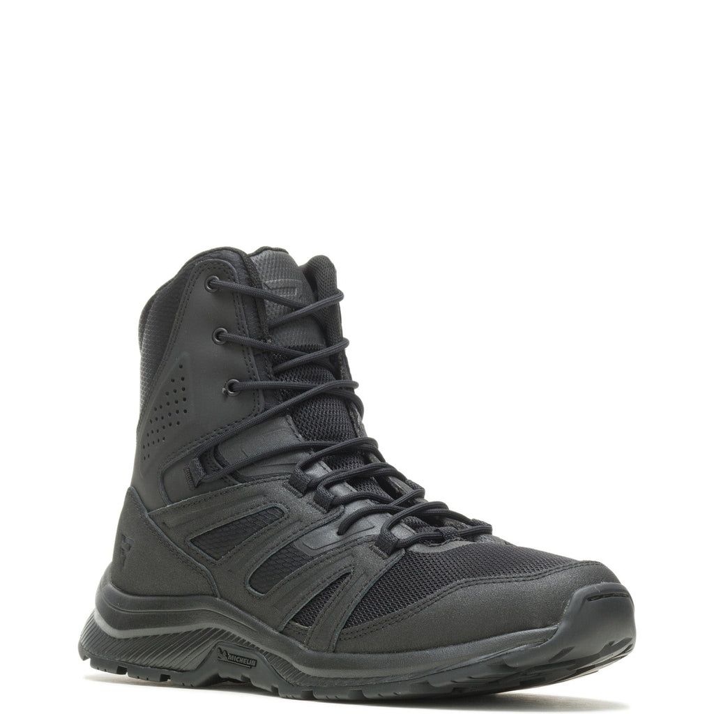 Bates Rallyforce Tall Zip E04160 Mens Black Wide Leather Tactical Boots