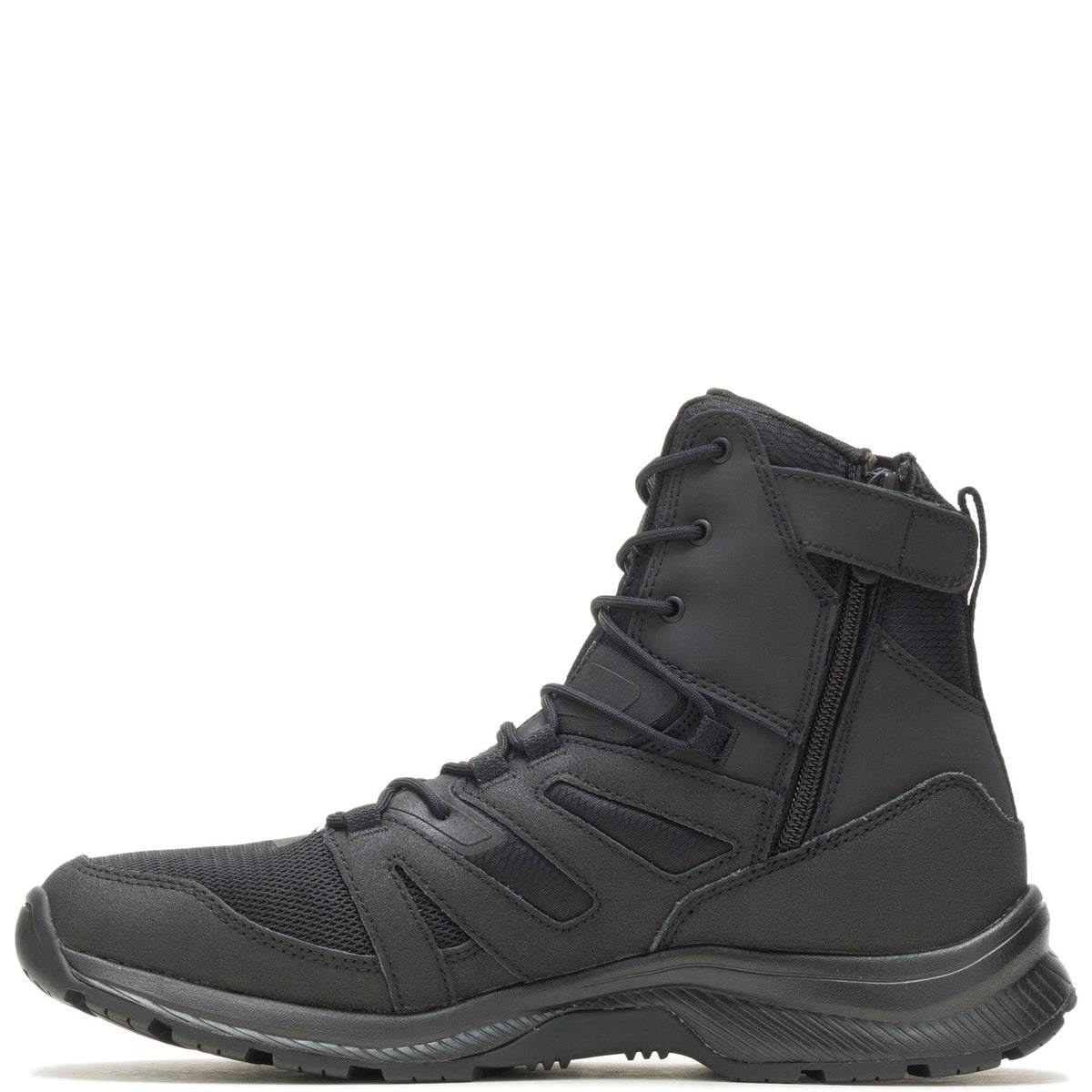 Bates Rallyforce Tall Zip E04160 Mens Black Wide Leather Tactical Boots