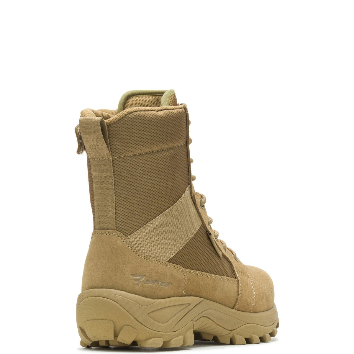 Bates Fuse Side Zip Waterproof E06509 Mens Brown Wide Leather Tactical Boots