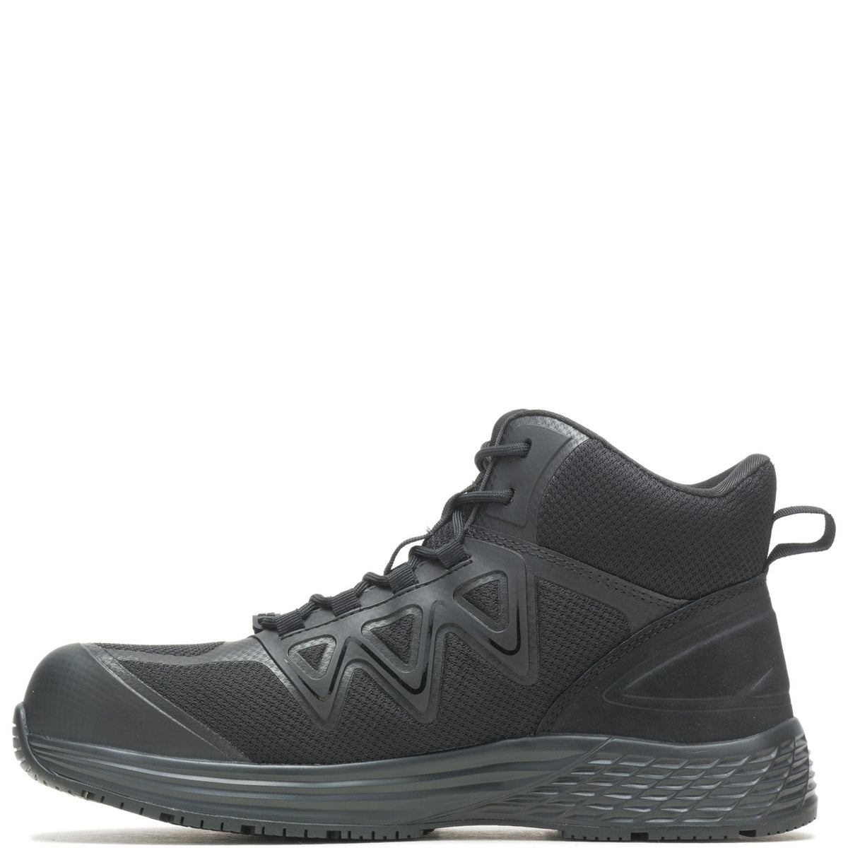 Bates Rush Mid Work Composite Toe E09103 Mens Black Canvas Tactical Boots