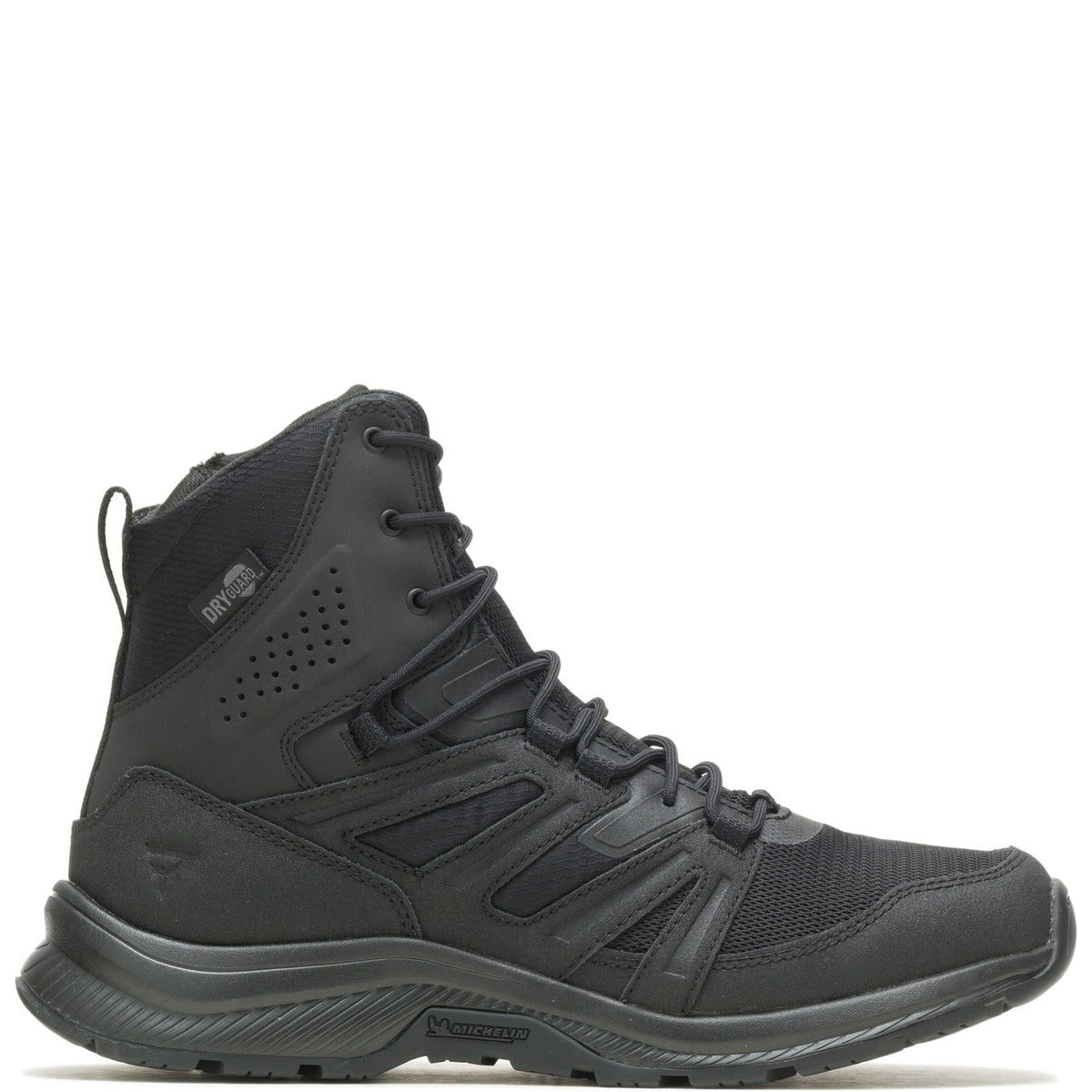 Bates Rallyforce Tall Zip E04170 Mens Black Leather Lace Up Tactical Boots