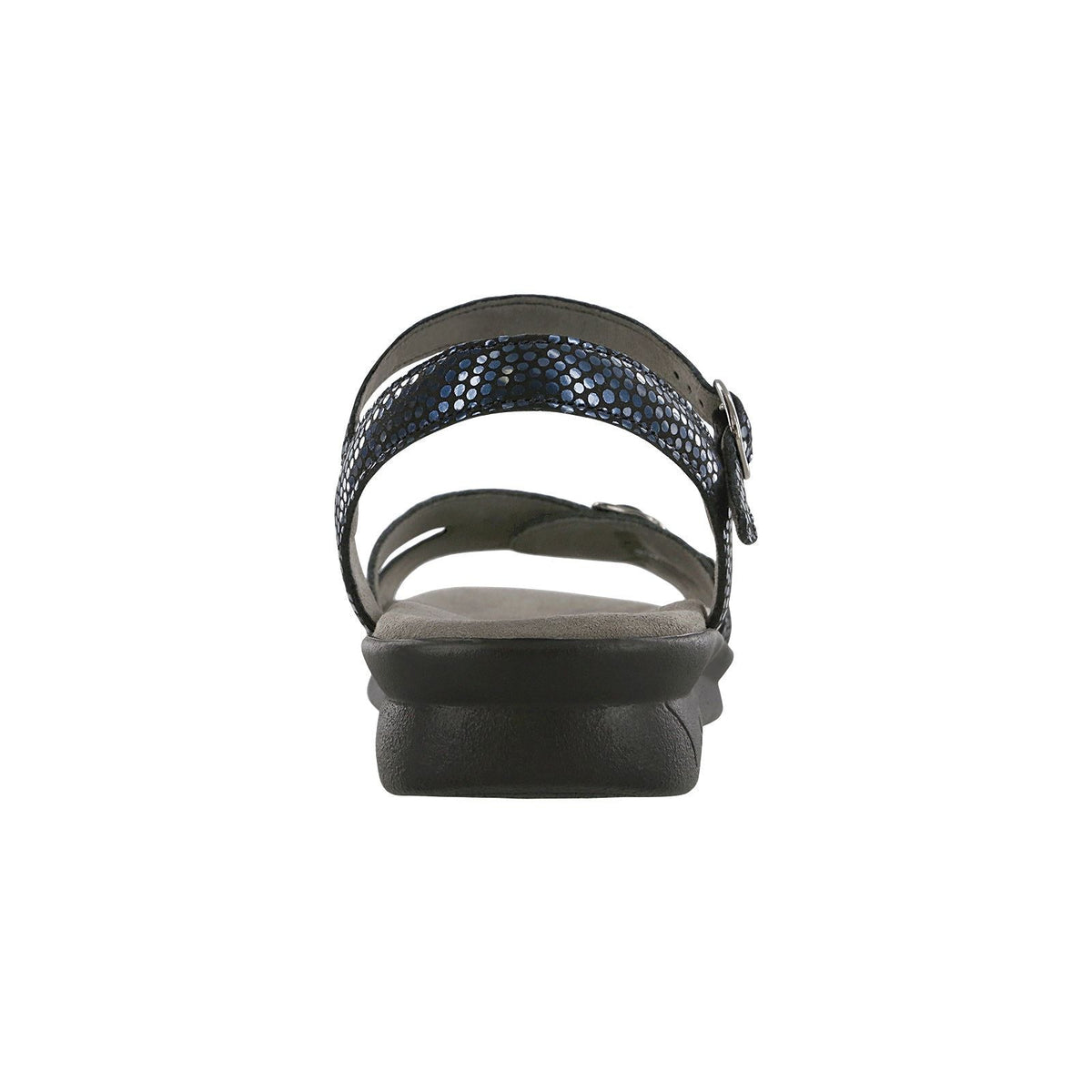 Women's Duo Quarter Strap Sandal in Navy Perla