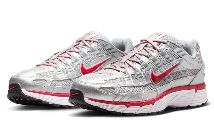 P-6000 Metallic Silver Gym Red