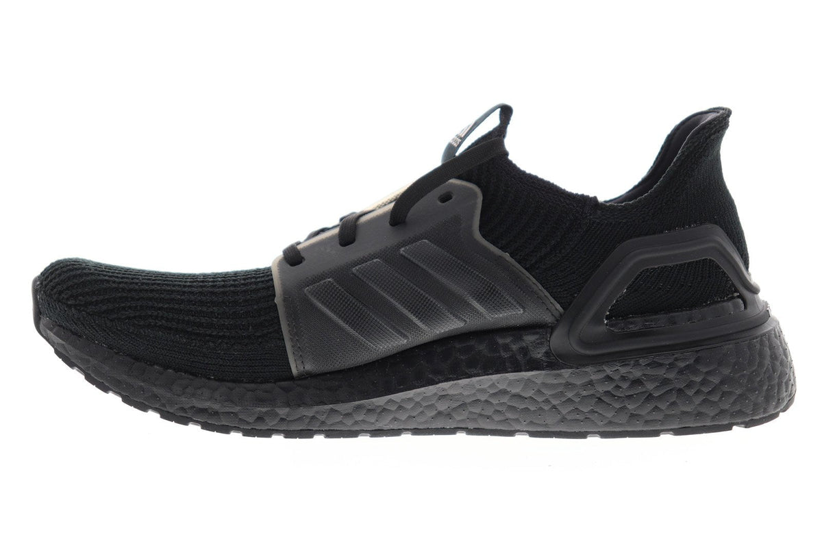 Ultraboost 19 G27508 Mens Black Canvas Low Top Athletic Running Shoes