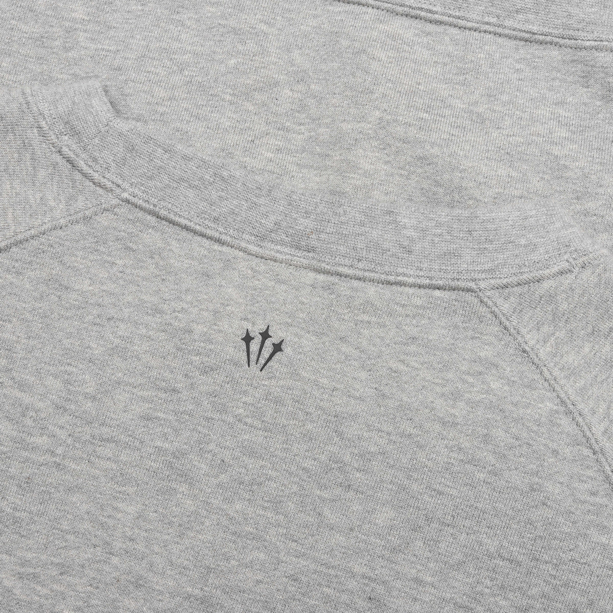 Nocta NRG CS Fleece Crew - Dark Grey Heather/Black