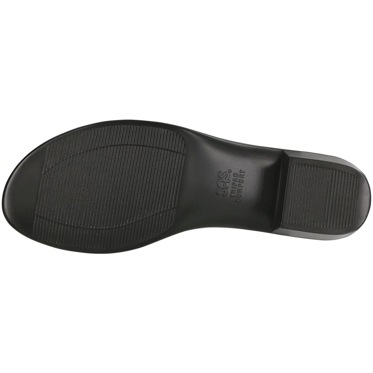 Women's Savanna Heel Strap Sandal in Web Black