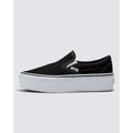 Classic Slip-On Stackform Shoe in Black Classic White