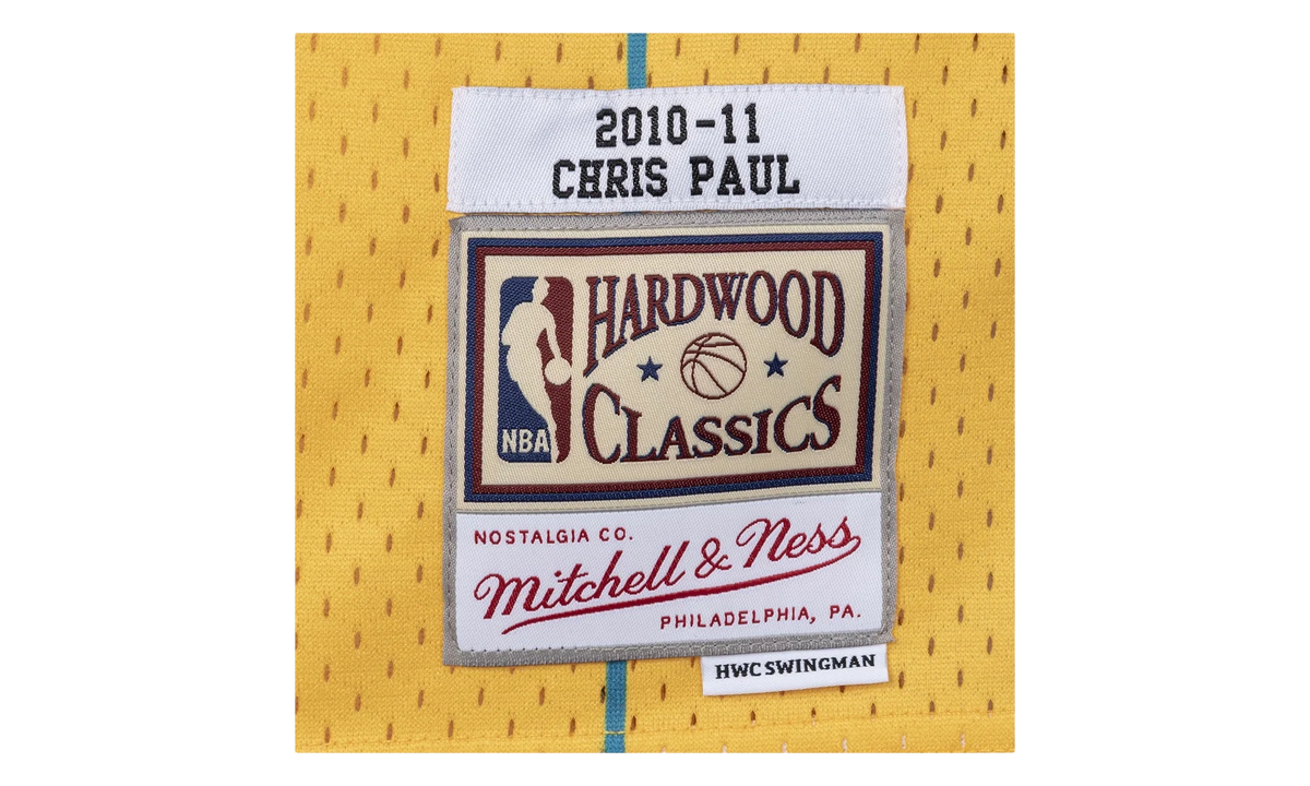 NBA Chris Paul Swingman Jersey "2010 Charlotte Hornets - Yellow" SMJYAC19023 NOHYELL10CPA