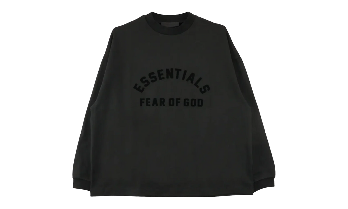 Heavy Jersey Long Sleeve Tee Shirt "Jet Black" 125SP242014F
