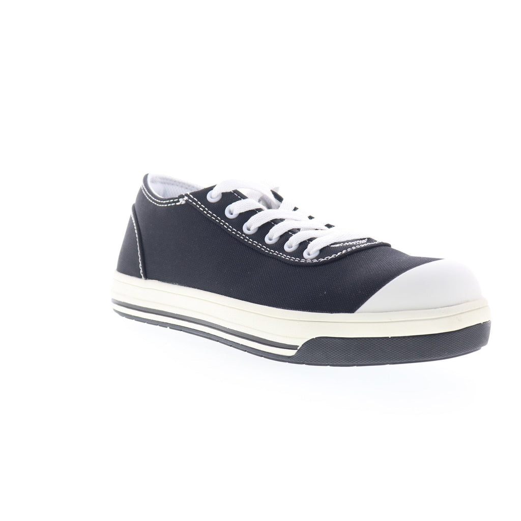 Avenger Blade 6 Eye Aluminum Toe A320 Mens Black Canvas Work & Safety Shoes