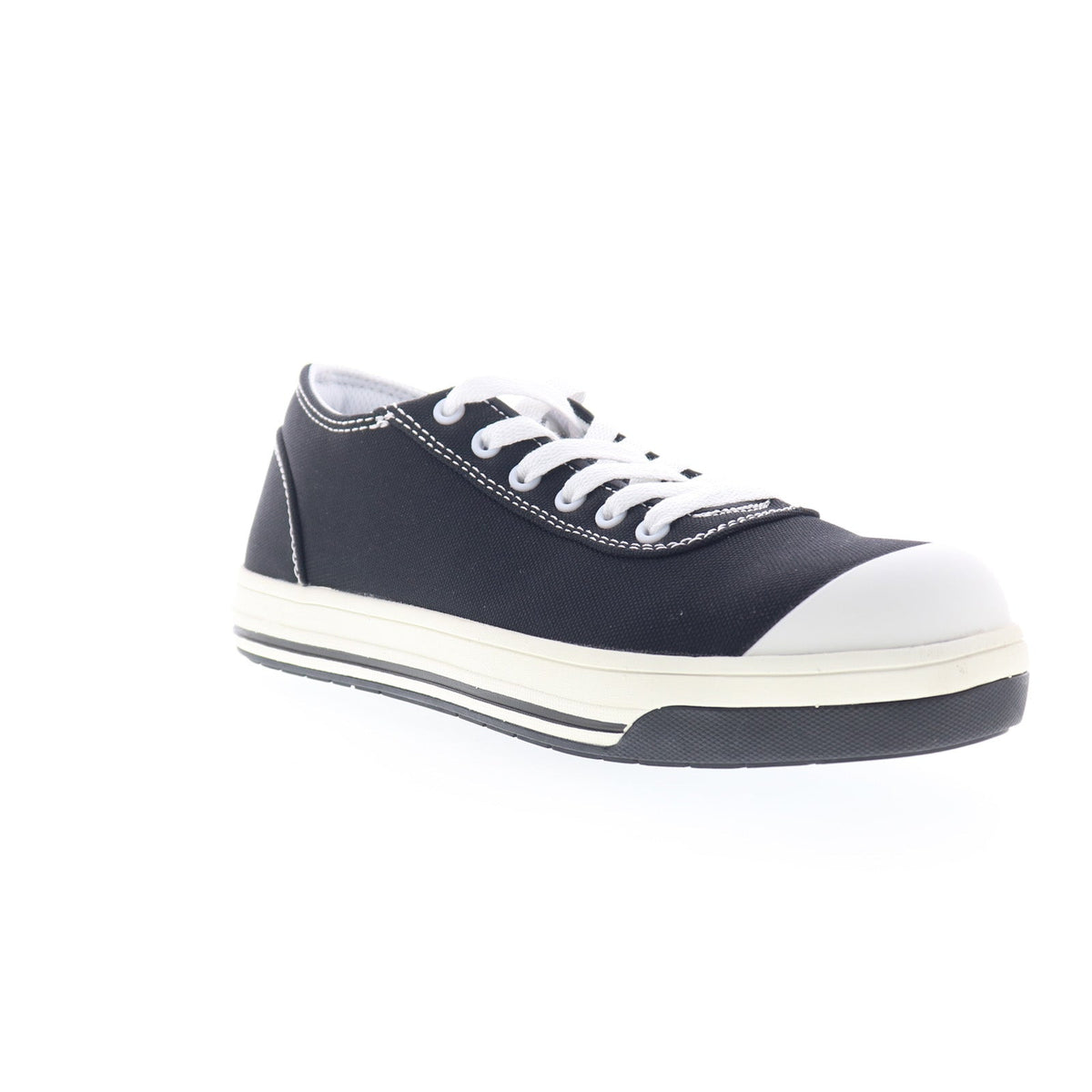 Avenger Blade 6 Eye Aluminum Toe A320 Mens Black Canvas Work & Safety Shoes