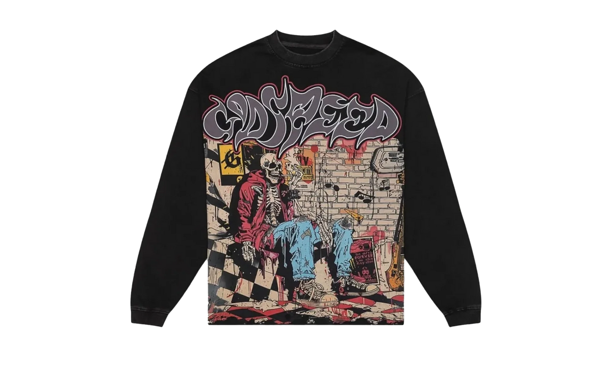 Stoner Long Sleeve Tee "Black Wash" BFI6CUG9