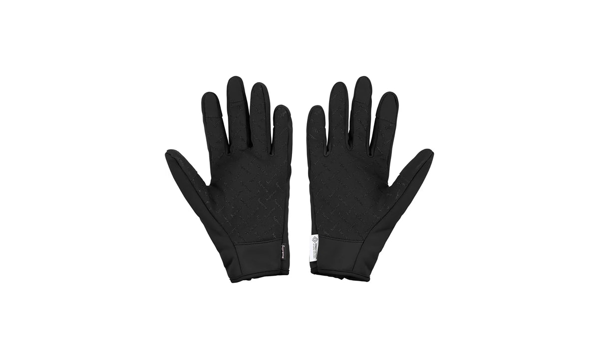 WINDSTOPPER Zip Gloves "FW25 - Black" SU26875