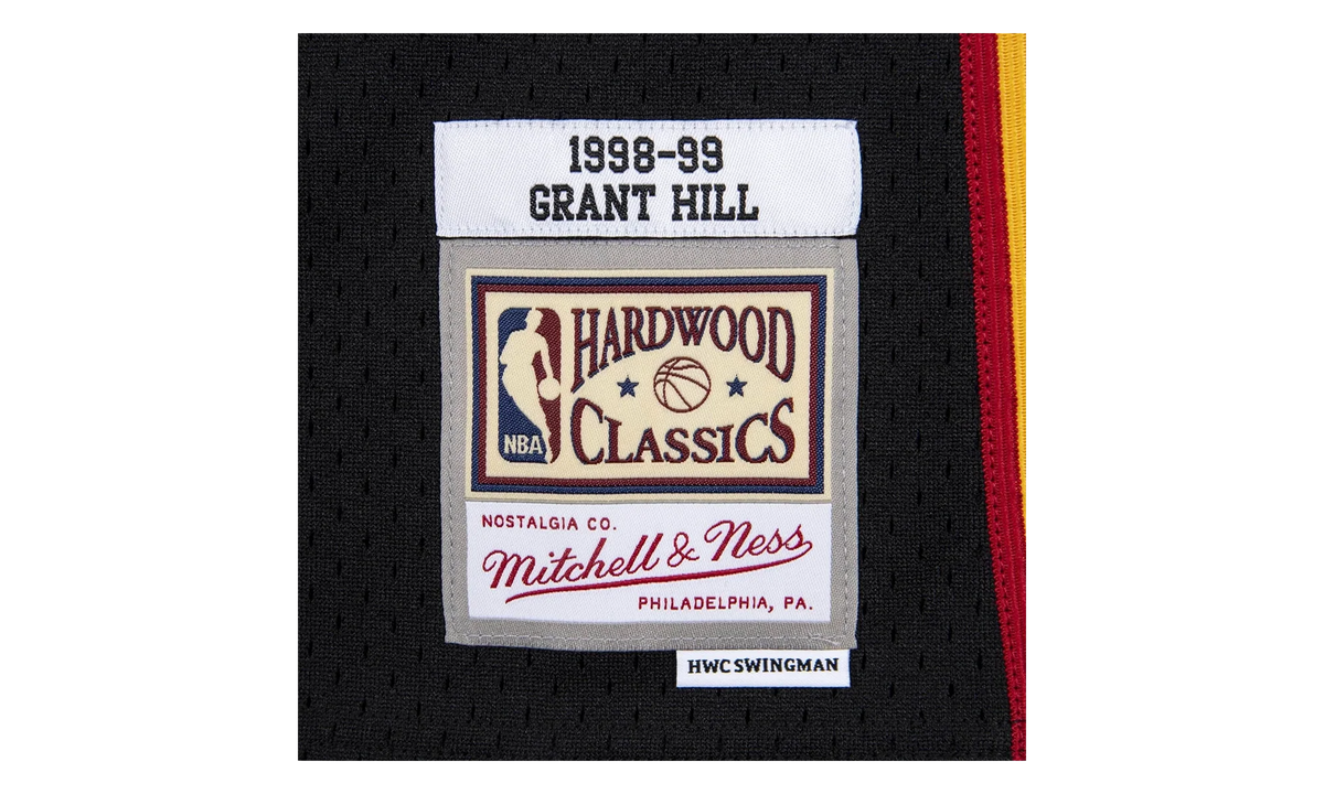 NBA Grant Hill Reload Swingman Jersey "1998 Detroit Pistons - Black" SMJYCP19295 DPIBLCK98GHI