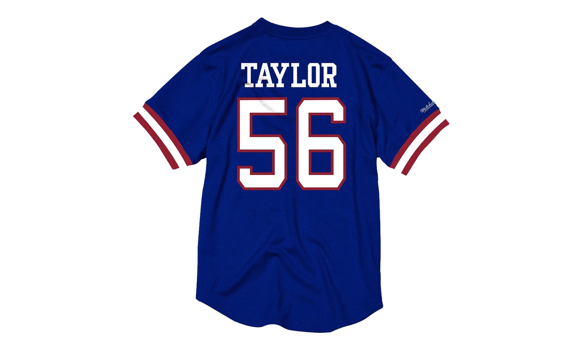 NFL Name & Number Mesh Crew Neck Shirt "New York Giants - Royal" NNMPMG18061 NYGROYA90LTA