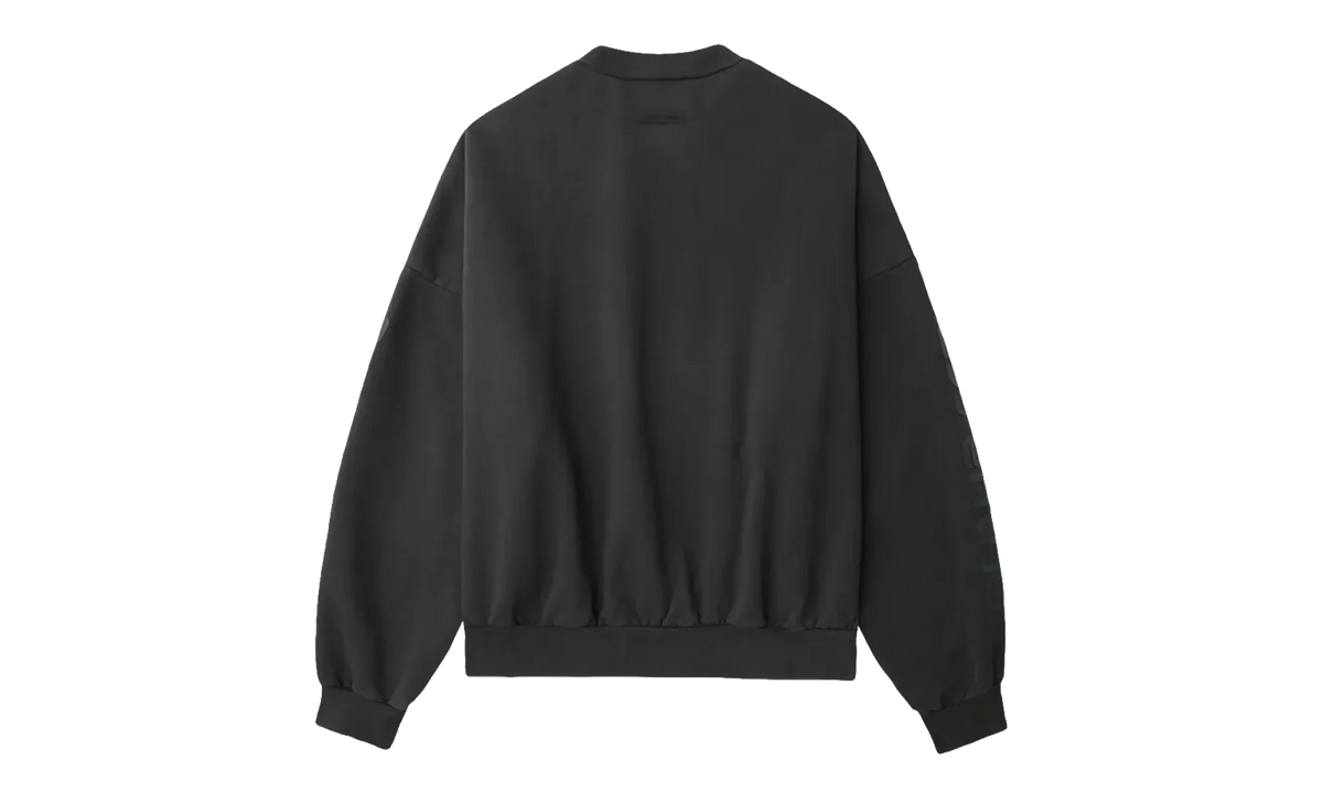 Los Angeles Heavy Fleece Cropped Sweatshirt "Vintage Black" 192HO256893F