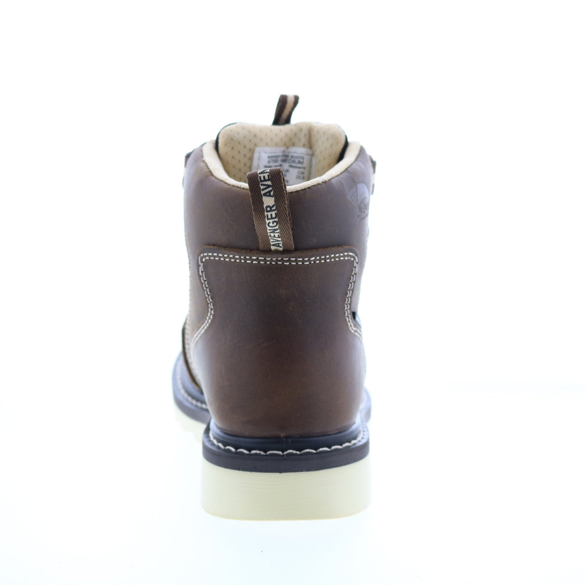 Avenger Wedge Carbon Toe Electric Hazard Waterproof 6" Womens Brown Work Boots