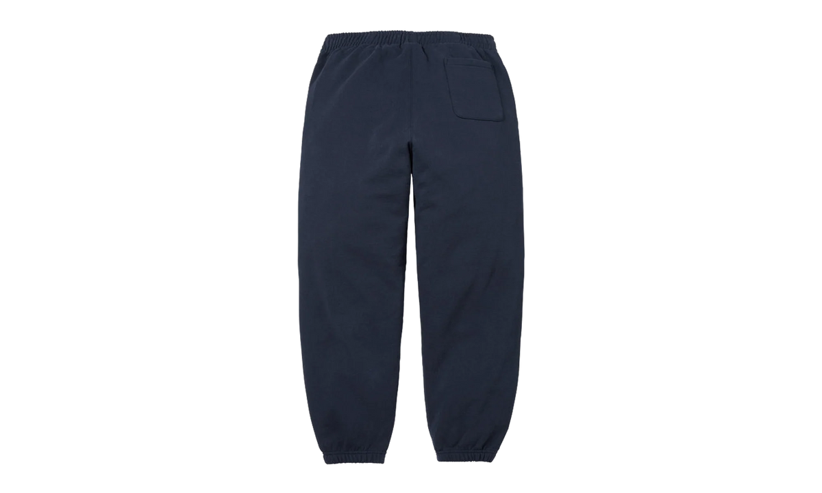 Satin Appliqué Sweatpant "SS26 - Navy" SU27516