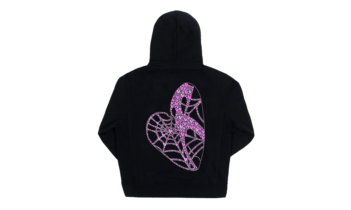 Pink Broken Heart Hoodie "Black" BBCD11B3