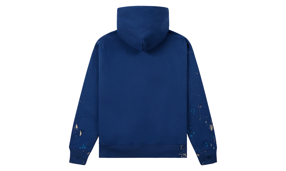 Sequin Splatter Paint Hoodie "Blue" P401 MFNZ425
