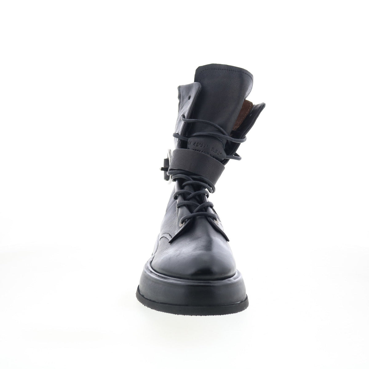 Vero A90203-301-6002 Womens Black Leather Ankle & Booties Boots