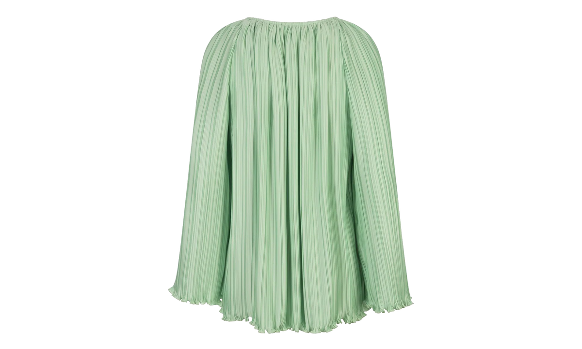 PLEATED LONG SLEEVE BLOUSE "ACQUA" RW TO0001 5944 E24 26