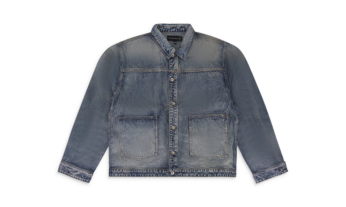 FUROR WAXED DENIM JACKET "Indigo" WDWMOTW 0013