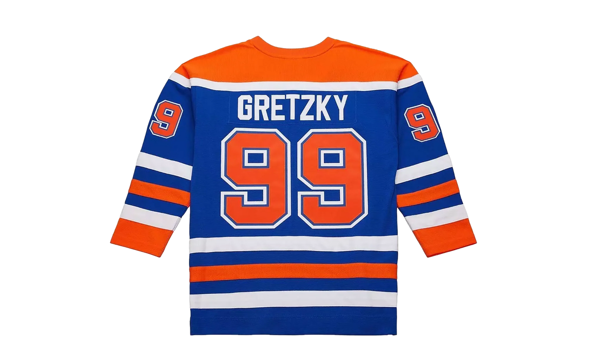 NHL Wayne Gretzky Dark Jersey "1986 Edmonton Oilers - Royal" JY9050 EDOROYA
