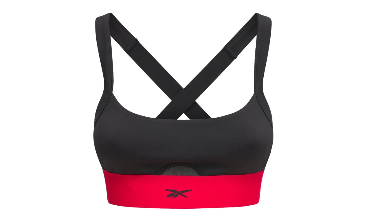 Cardi B Sports Bra WMSN "Black / Red (Plus Size)" H48423
