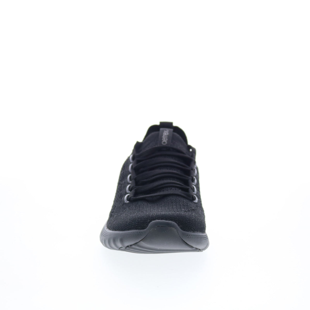 Aetrex Carly AS110 Womens Black Synthetic Lace Up Lifetsyle Sneakers Shoes