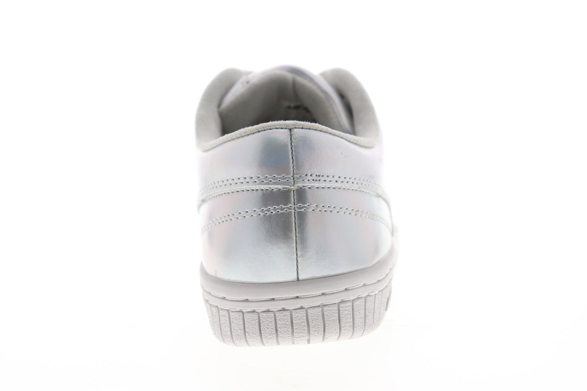 Airwalk The One Pearl AW19863 Mens Silver Gray Leather Skate Sneakers Shoes