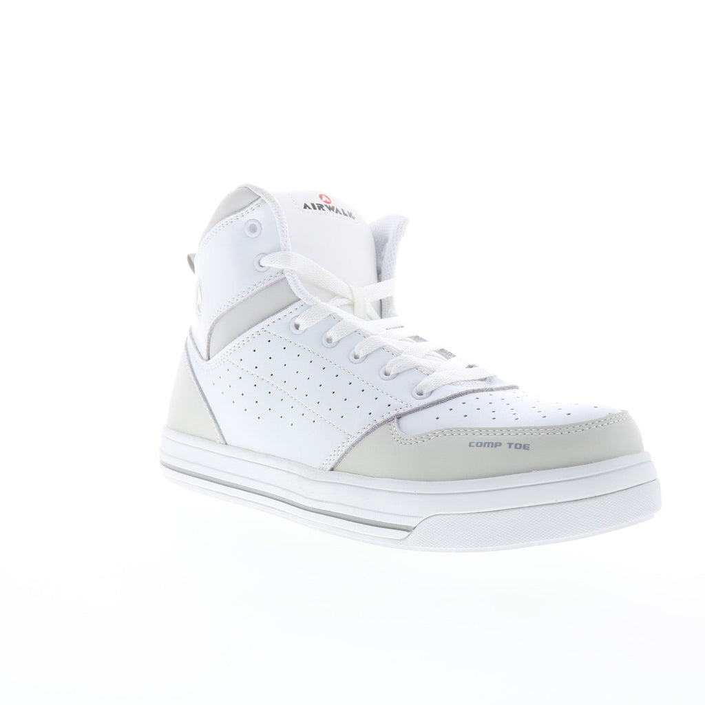 Airwalk Arena Mid Composite Toe EH SR Mens White Work & Safety Shoes