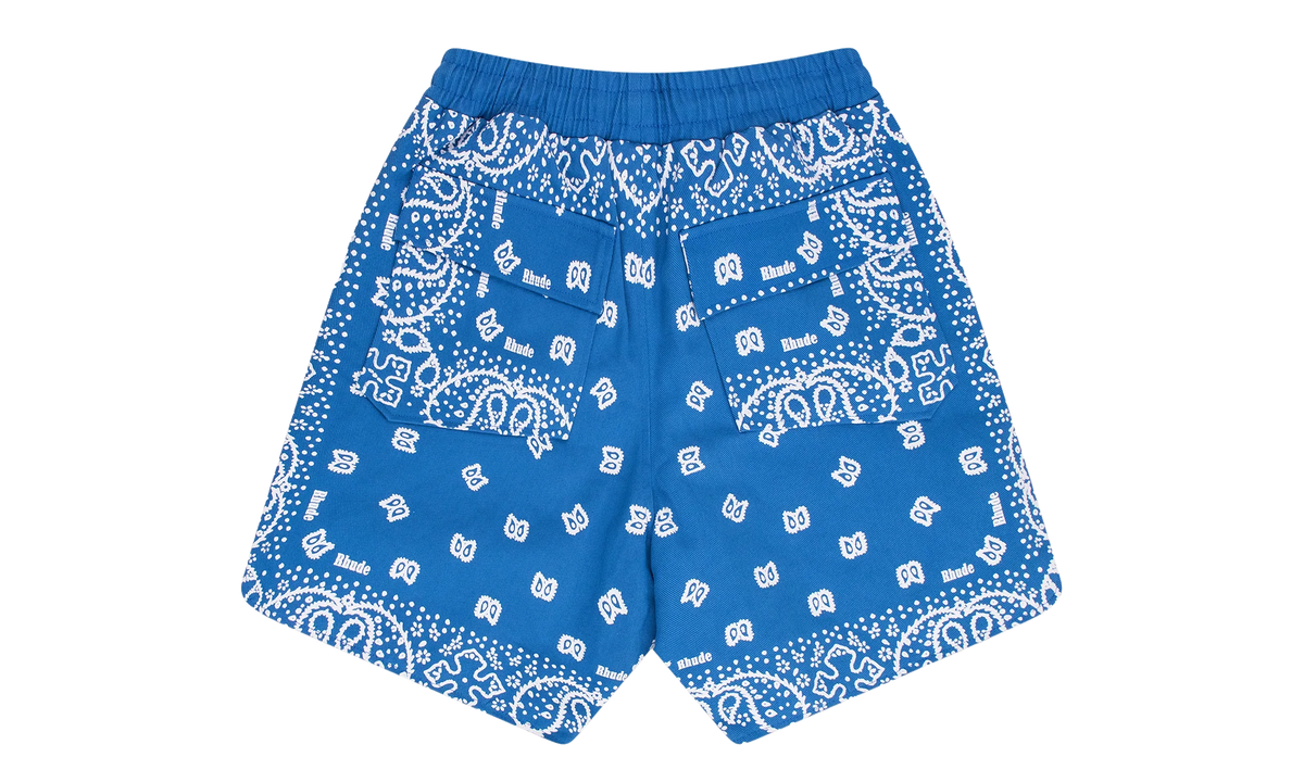 Rhude Bandana Shorts "Blue" RHSS23SH46009481 MARINEBLUE