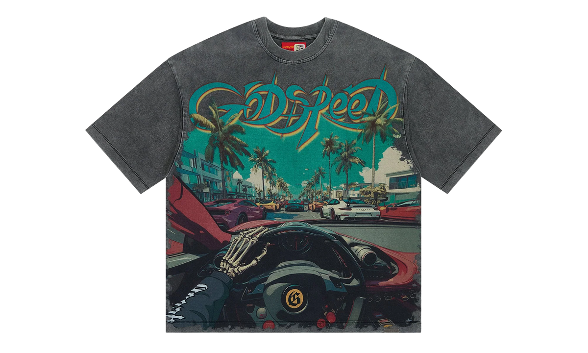 Power Steering T-Shirt "Grey Wash" GS175