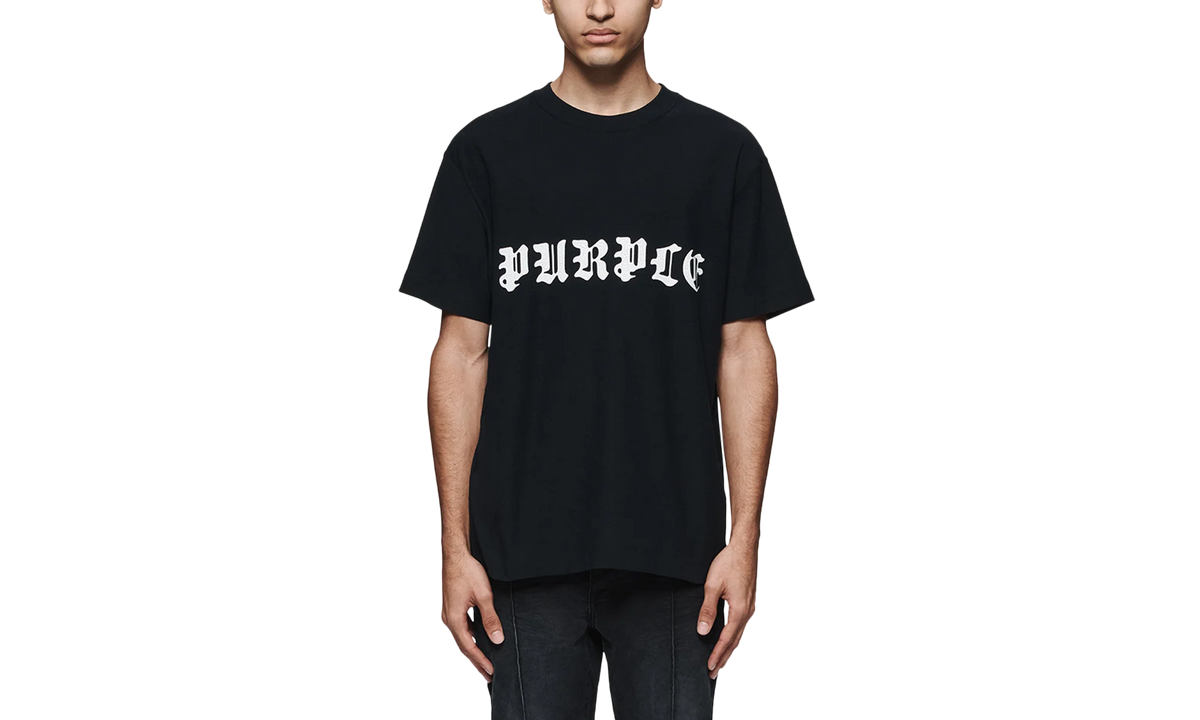 Gothic Wordmark Tee 'Black' "Black" P104-JGBB324
