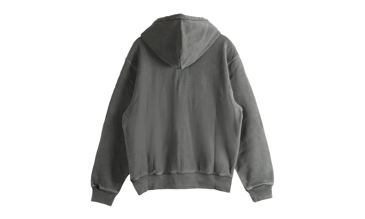 Smooth Stock Pig Dyed Zip Hoodie "BLACK" 1975021 BLAC