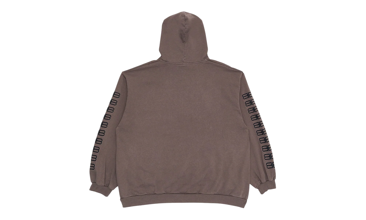 BB Paris Icon Embroidered Oversized Hoodie "Dusk Grey" 570811 TMVG6 9642