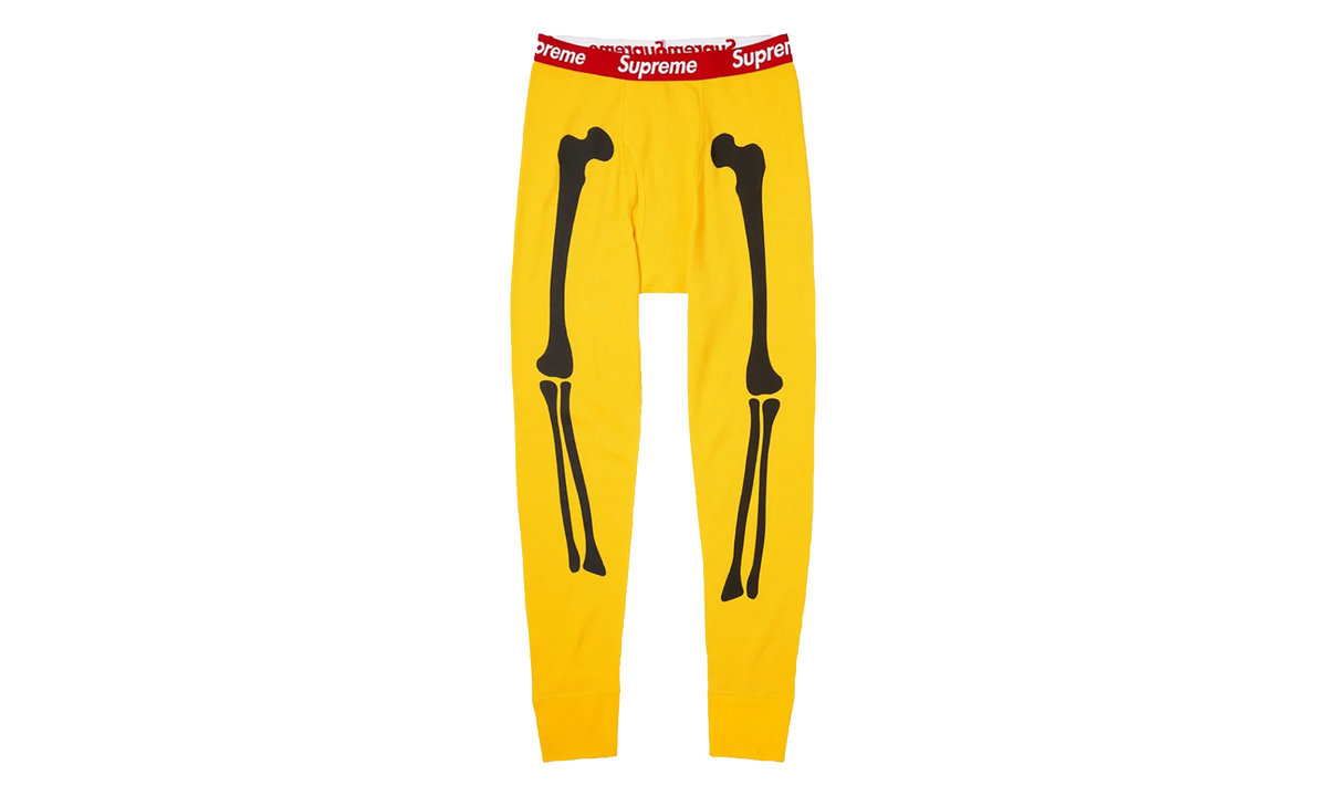 Hanes Bones Thermal Pant FW25 (1 Pack) "Yellow" SU27236