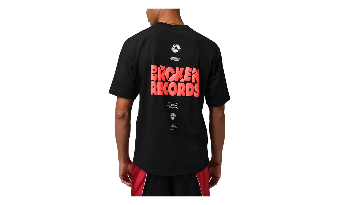 Jordan Broken Records Graphic T-Shirt "Black / Infrared 23" IF3055 010