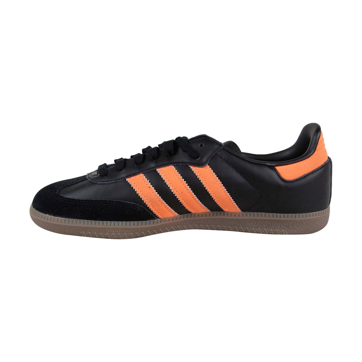 Samba OG B75804 Mens Black Leather Lace Up Lifestyle Sneakers Shoes