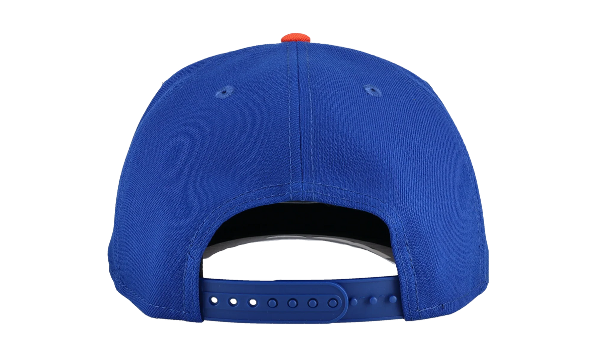 9FIFTY New York Mets Cartoon A Frame Snapback Hat "Royal Blue / Orange" NE199
