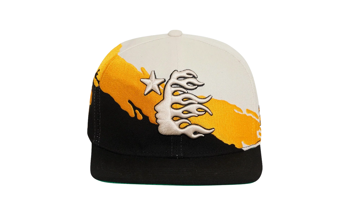 Paintbrush Snapback Hat "Orange / Black" HSR152