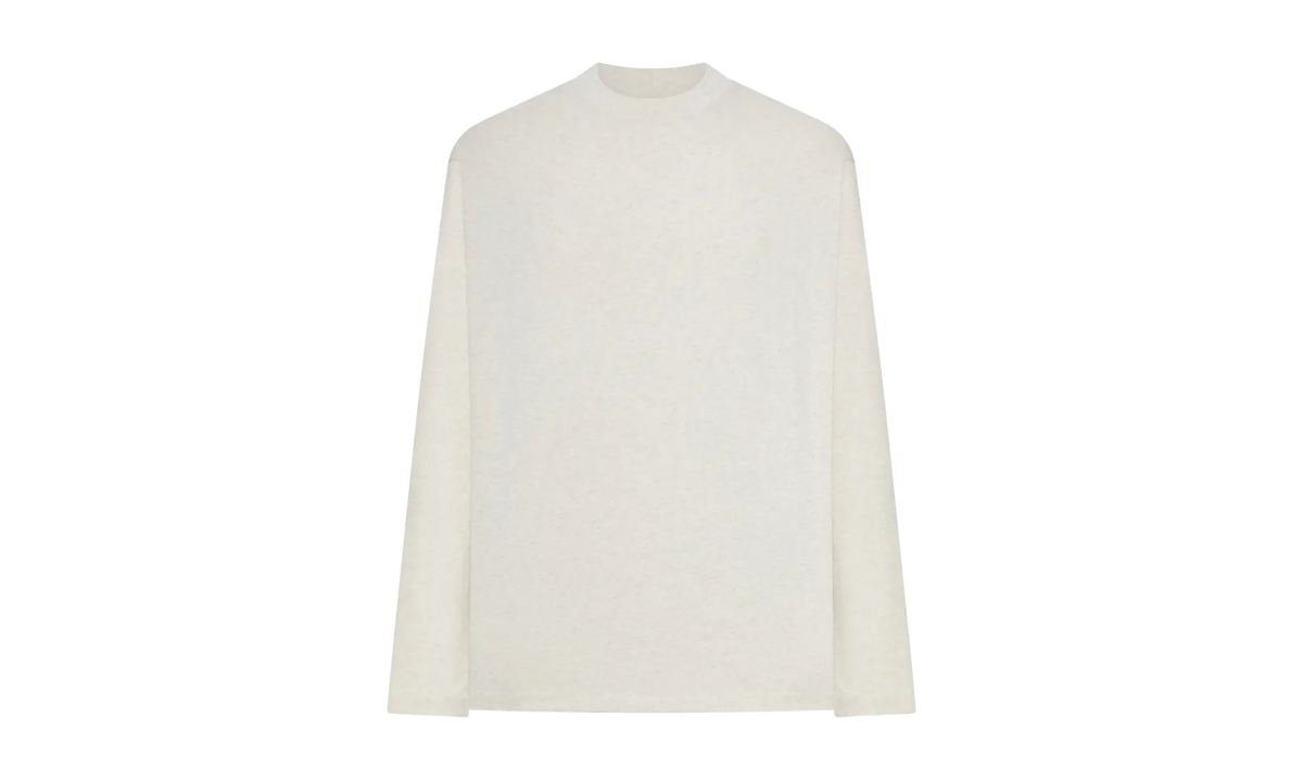 Embroidered Classic Long Sleeve Tee "Oatmeal Heather" 125HO254202F