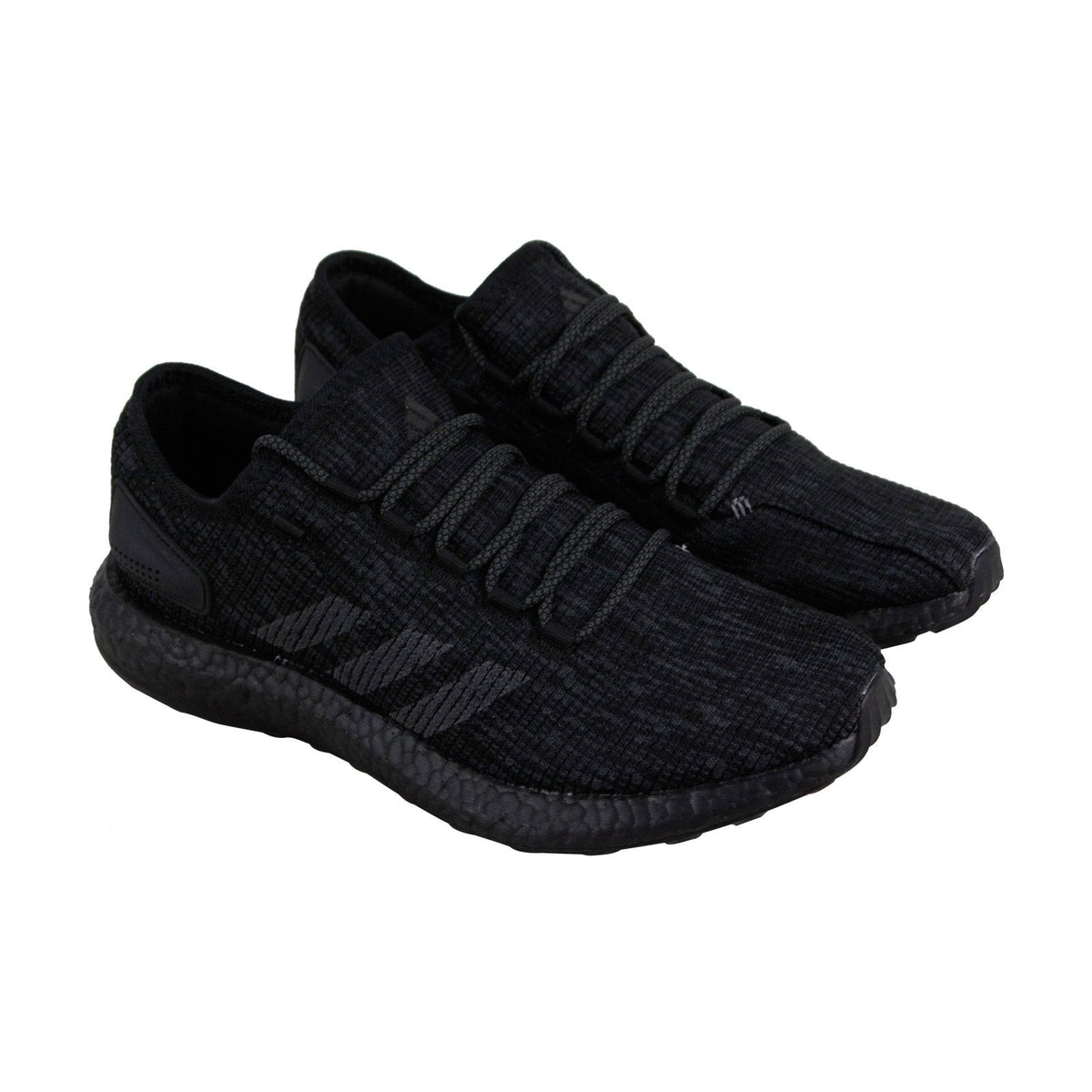 Pureboost BB6288 Mens Black Canvas Lace Up Lifestyle Sneakers Shoes