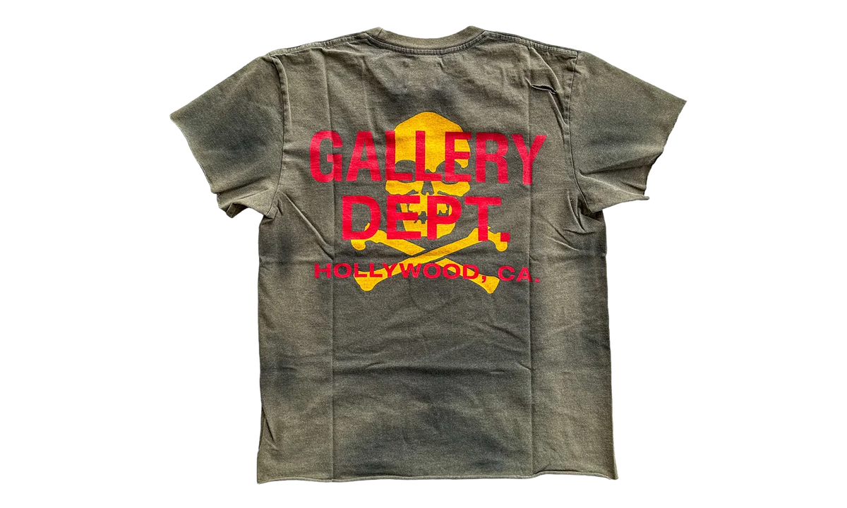 Distressed Bones T-Shirt "Faded Black" CR0P4J2N