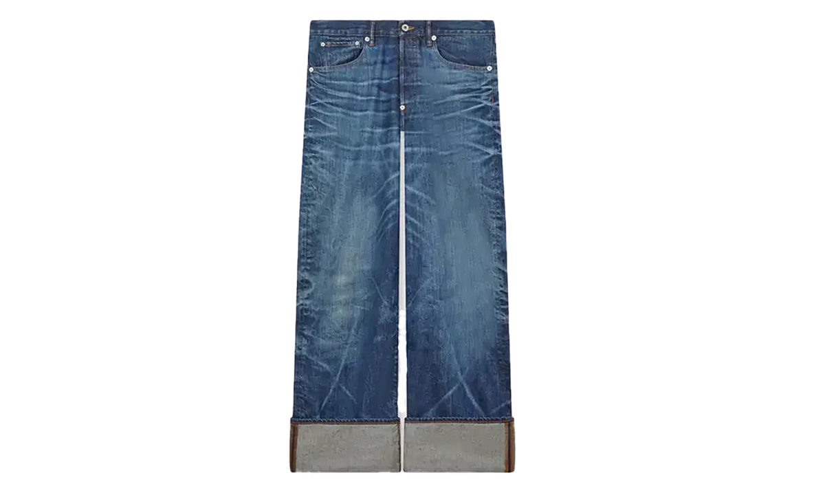 Turn Up Wide Fit Jeans "Stone Blue" FF65DP4216I7DY